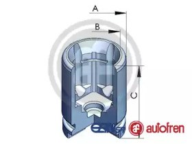 Поршень супорту гальмівного, заднього D025121 Autofren