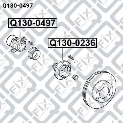 Кільце маточини Q1300497 Q-fix
