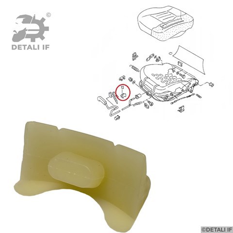 Купити DF14710 Detali IF Напрамні полозок сидіння