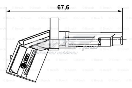 Датчик АБС (ABS) передній, правий 265007928 Bosch