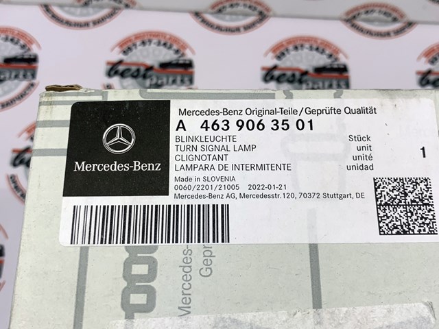 A4639063501 Mercedes Покажчик повороту на крилі