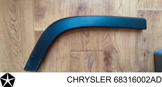 68316002AD Chrysler Молдинг арки колеса заднього, правий