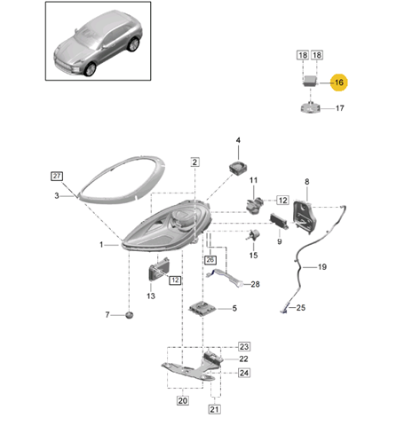 Купити 958907357 Porsche 
