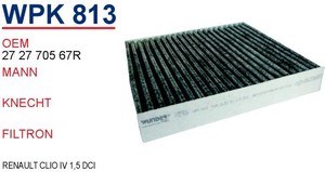 WPK813 Wunder Внутрішньосалонний фільтр