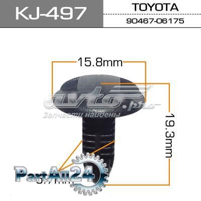 Пістон (кліп) кріплення бампера заднього Masuma KJ497 ціна, від 0.44 USD