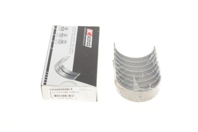 Вкладиші колінвала, шатунні, комплект, 2-й ремонт (+0,50) King CR4590SM05