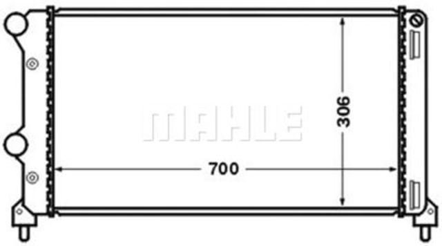 Радіатор охолодження двигуна CR1448000S Mahle Original