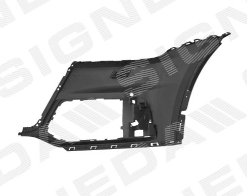 Бампер передній, права частина Signeda PAD04061PBR