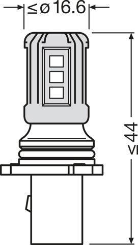 828DWP1BL Osram 