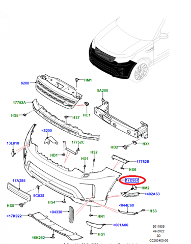LR136759 Land Rover 