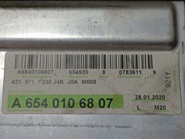 A6540106807 Mercedes 