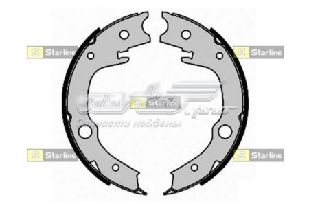 Колодки стоянкового гальма Starline BC09340
