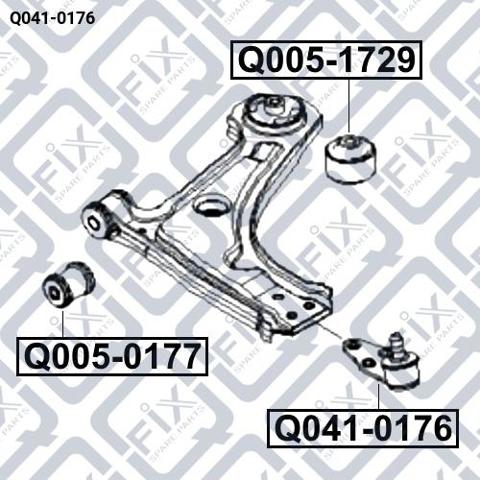 Кульова опора, нижня Q-fix Q0410176