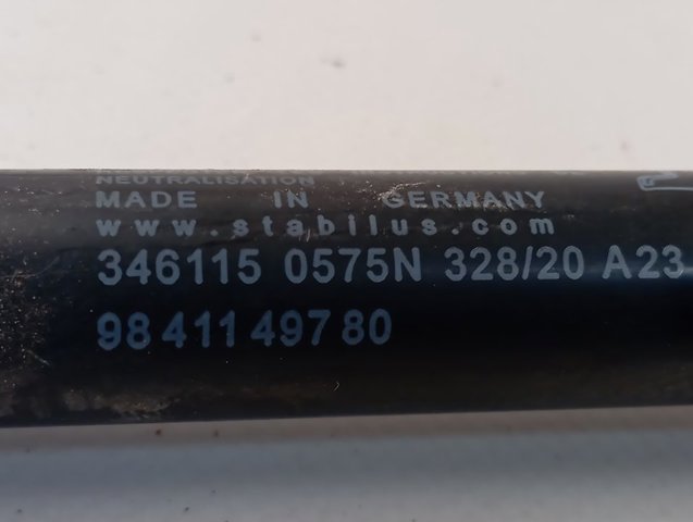 9841149780 Peugeot/Citroen Амортизатор кришки багажника / двері 3/5-ї задньої