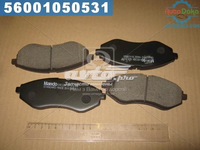 Гальмівні колодки Mando MPD16 ціна, від 12.74 USD