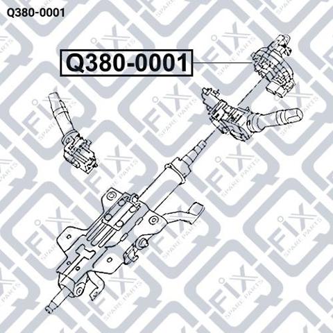 Q3800001 Q-fix Шлейф Airbag