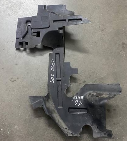 Купити 9816211480 Peugeot/Citroen Повітропровід (дефлектор) радіатора, правий