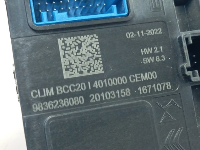  Peugeot/Citroen 9836236080