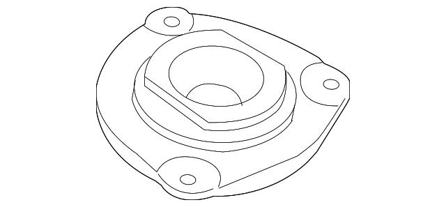 Купити 543213SH0C Nissan/Infiniti Опора амортизатора переднього лівого