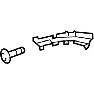Кронштейн бампера заднього, правий 5215753070 Toyota