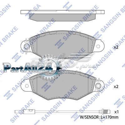 Гальмівні колодки Sangsin SP1891 ціна, від 18.16 USD