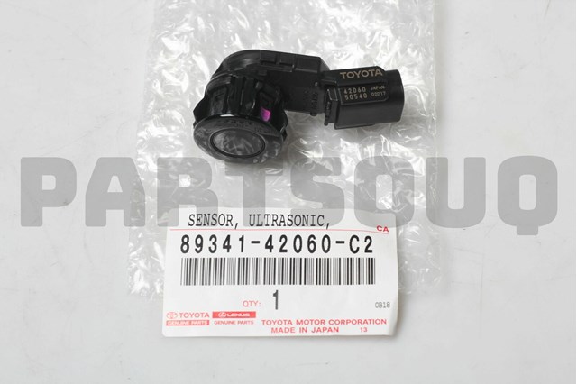 8934142060C2 Toyota Датчик сигналізації паркування (парктронік), передній бічний