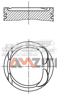 001PI00163000 Mahle Original Поршня на 1 циліндр, STD