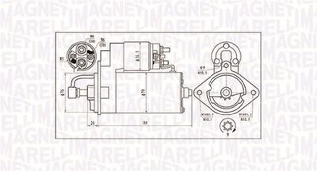 Стартер 063720984010 Magneti Marelli