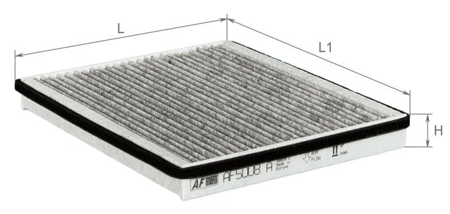 Купити AF5008A Alpha Filter Фільтр салону вугільний