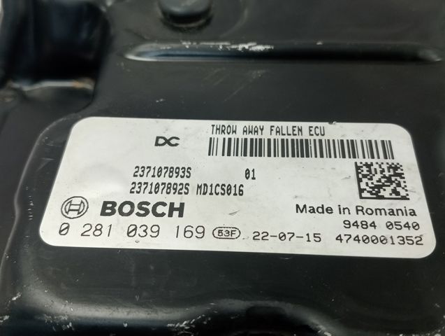 ЕБУ Renault (RVI) 237107893S ціна, від 886.84 USD