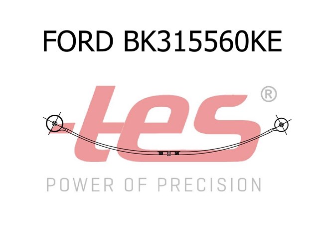 Купити BK315560KE0019ZT TES Ресори задні (пружини задньої підвіски)