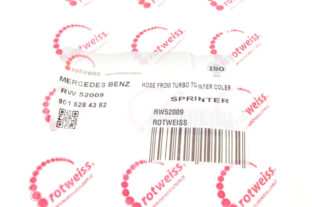 Шланг/патрубок интеркуллера Rotweiss RW52009 ціна, від 16.83 USD