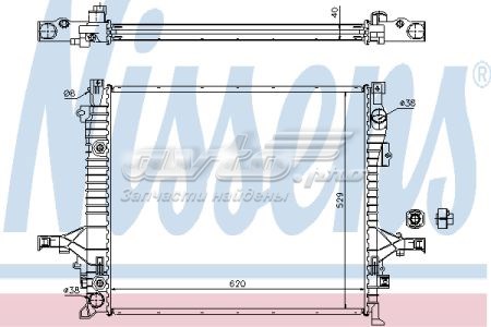 Радіатор охолодження Nissens NIS65613A