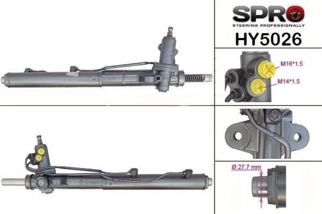 Рульова рейка HY226R MSG Rebuilding