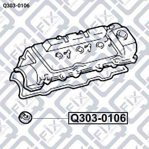 Кільце ущільнювальне свічкового колодязя Q3030106 Q-fix