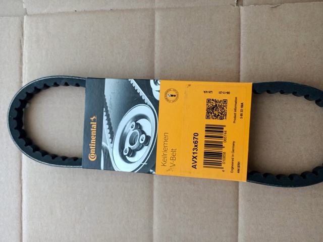 Клиновий ремінь Continental/Siemens AVX13X670 ціна, від 5.69 USD