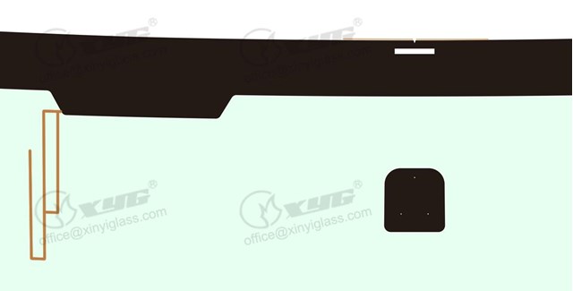 GS7087D12 XYG Автомобільне скло