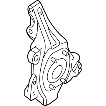 400155AA1A Nissan/Infiniti Цапфа поворотна ліва