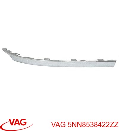 Накладка бампера заднього, права VAG 5NN8538422ZZ