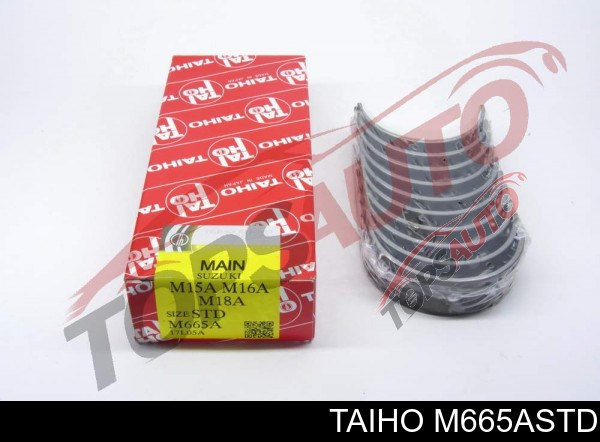 Купити M665ASTD Taiho Вкладиші колінвала, корінні, комплект, стандарт (STD)