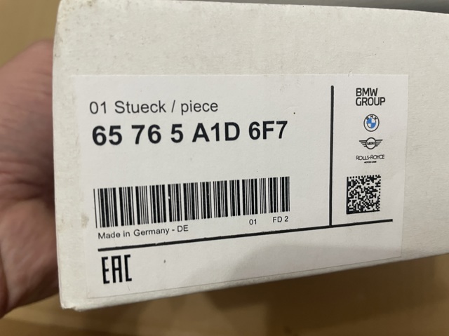 65765A1D6F7 BMW 