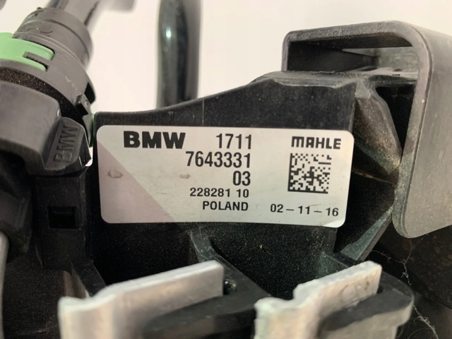 Радіатор 7643331 BMW