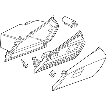 Ящик для рукавичок (бардачок) 84183058 Opel