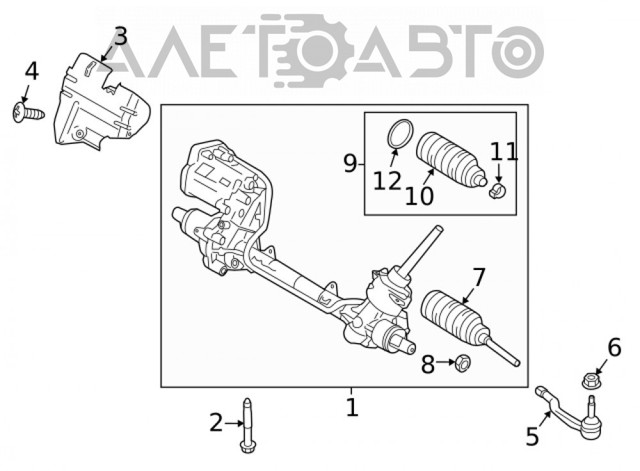 Наконечник рульовий CTR CEF67R ціна, від 24.47 USD