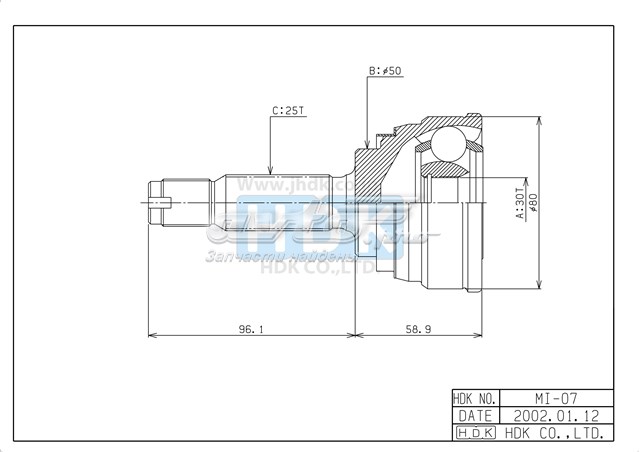  HDK MI007 ціна, від 21.75 USD