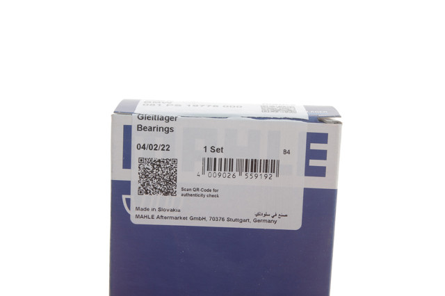 Вкладиші шатунові Mahle Original 081PS19778000