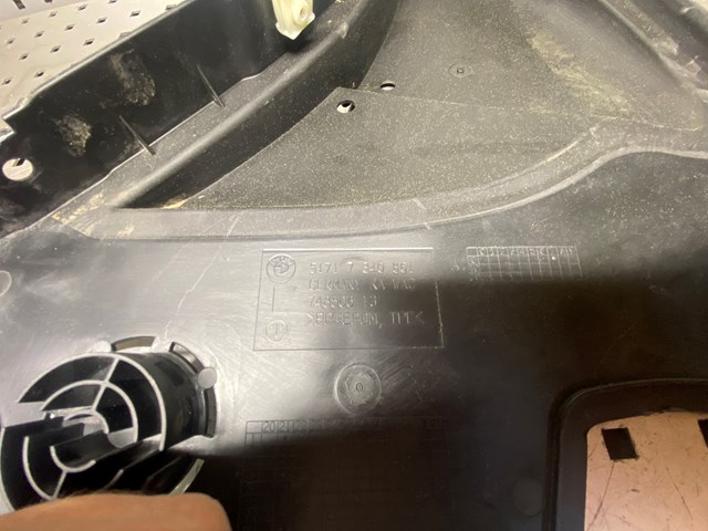 51717340861 BMW Захист бампера переднього, лівий