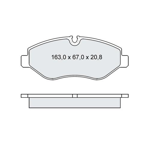 Гальмівні колодки Dafmi D236E ціна, від 19.00 USD