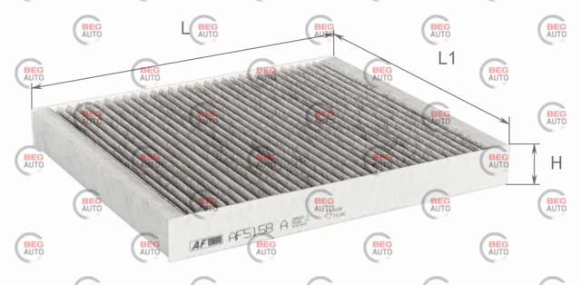 AF5158A Alpha Filter Внутрішньосалонний фільтр