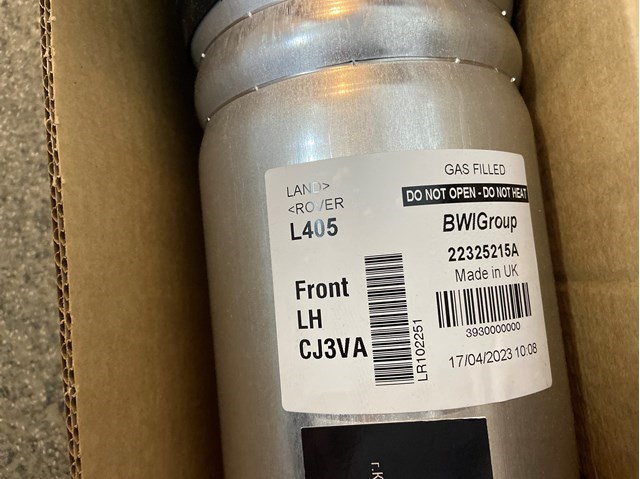 LR102251 Land Rover Ліва передня стійка